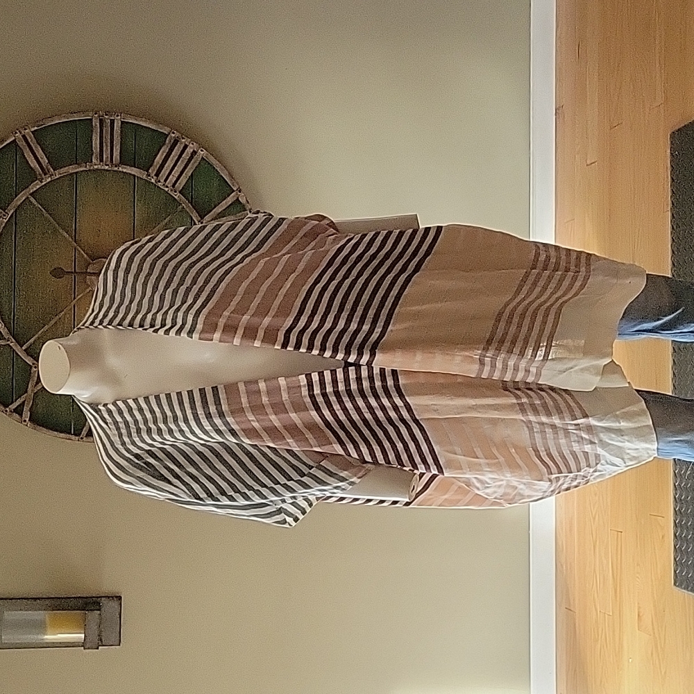 Loft Striped Kimono - Picture 2 of 10